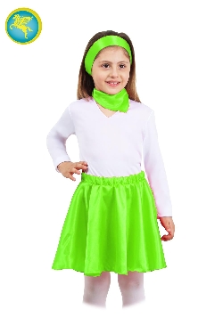 SET ANNI 50 VERDE BAMBINA di RASO